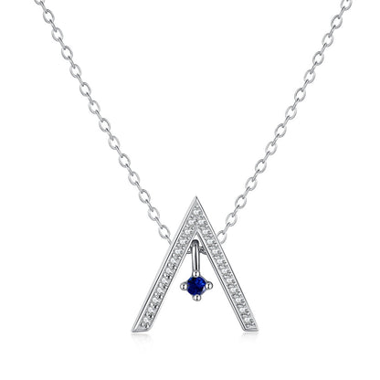 [Lora-Jewelry] Collier scintillant en forme de « A »