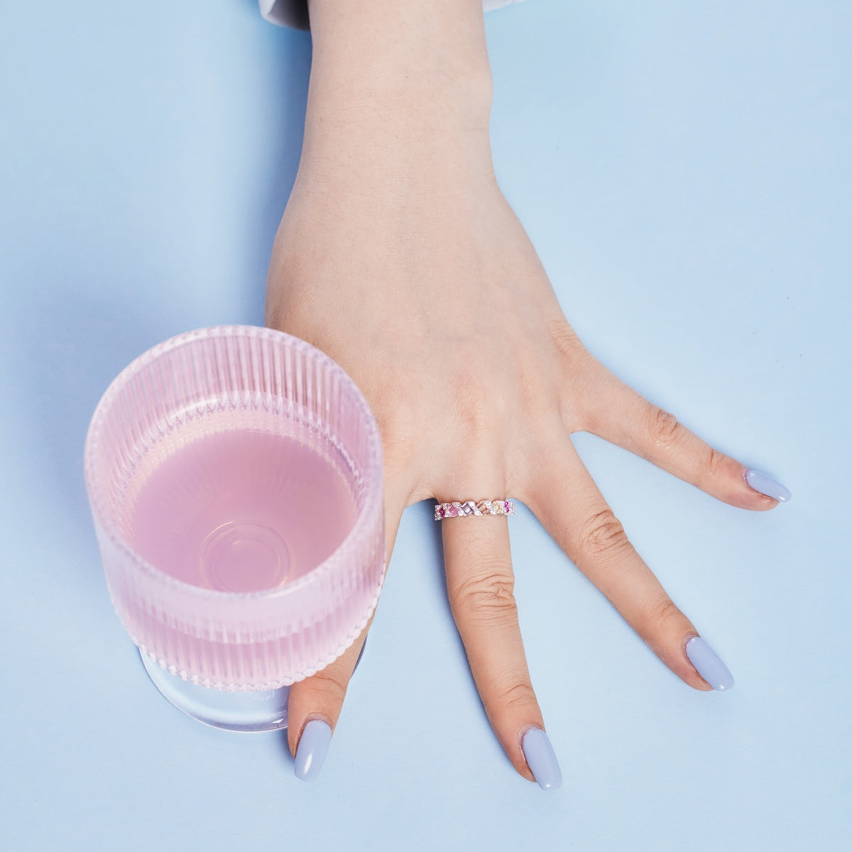 [Lora-Jewelry] Bague quotidienne délicate et vibrante taille émeraude