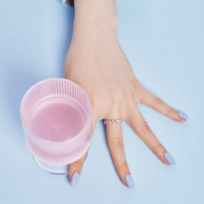 [Lora-Jewelry] Bague quotidienne délicate et vibrante taille émeraude