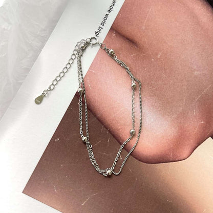 [Lora-Jewelry] Bracelet double couche de perles délicates