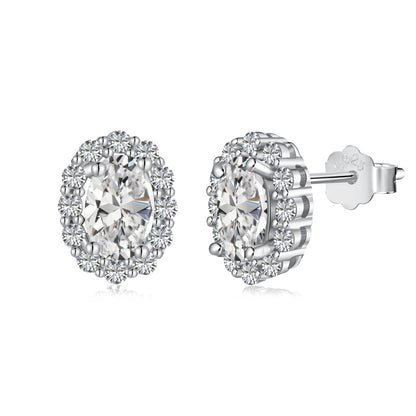 [Lora-Jewelry] Boucles d'oreilles quotidiennes délicates et uniques à coupe ovale