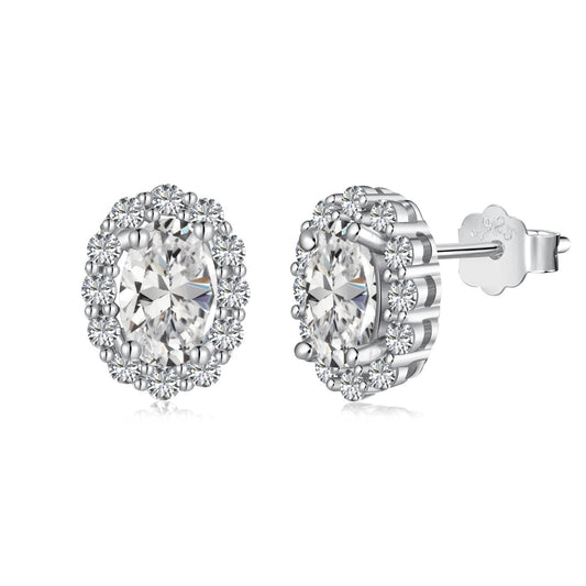[Lora-Jewelry] Boucles d'oreilles quotidiennes délicates et uniques à coupe ovale