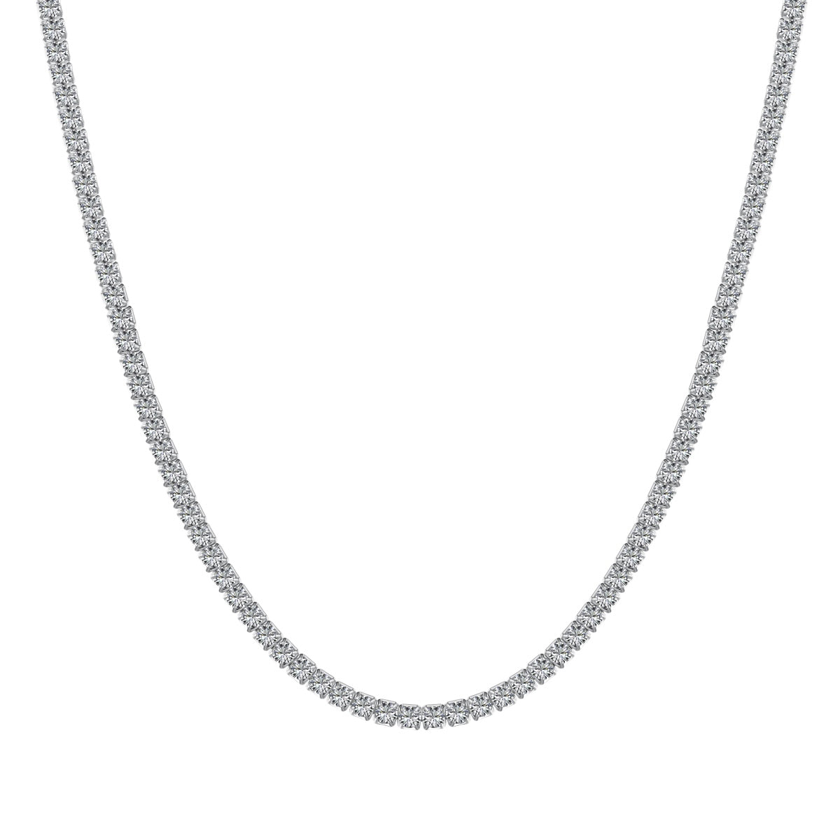 [Lora-Jewelry]繊細なラウンドシェイプのテニスネックレス