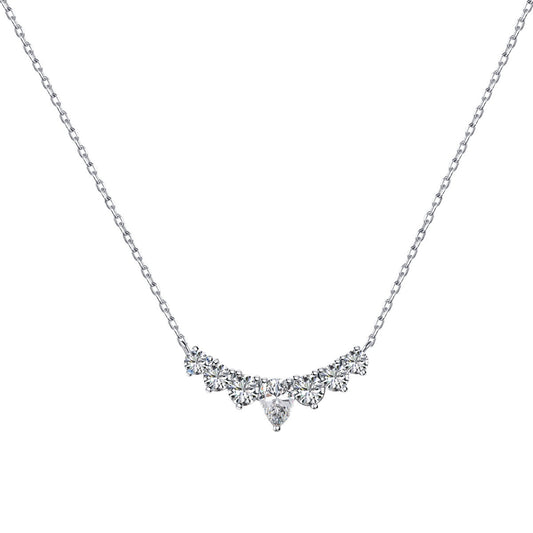 [Lora-Jewelry] Collier délicat en forme de cœur coloré