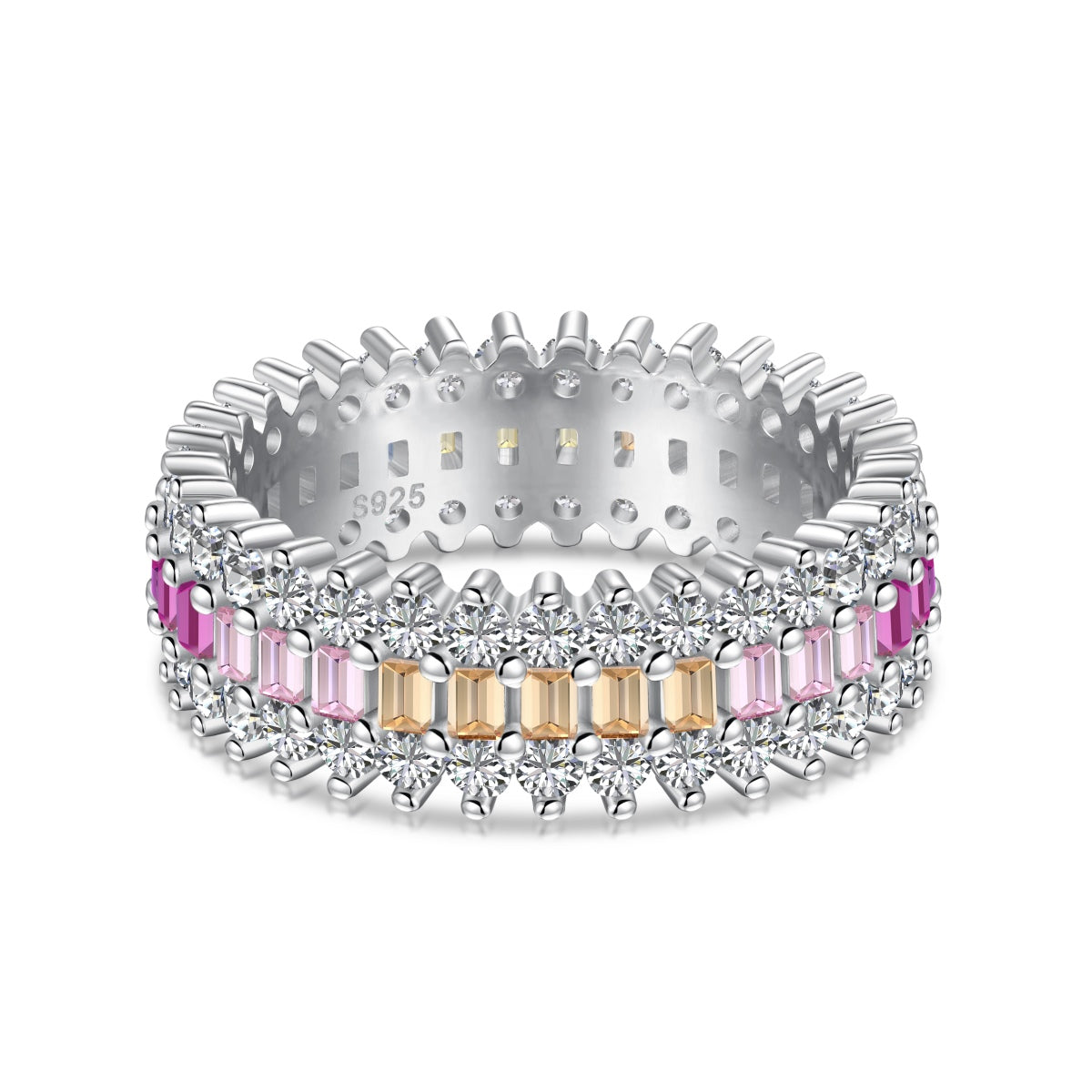 [Lora-Jewelry] Bague quotidienne ornée de motifs colorés et radieux