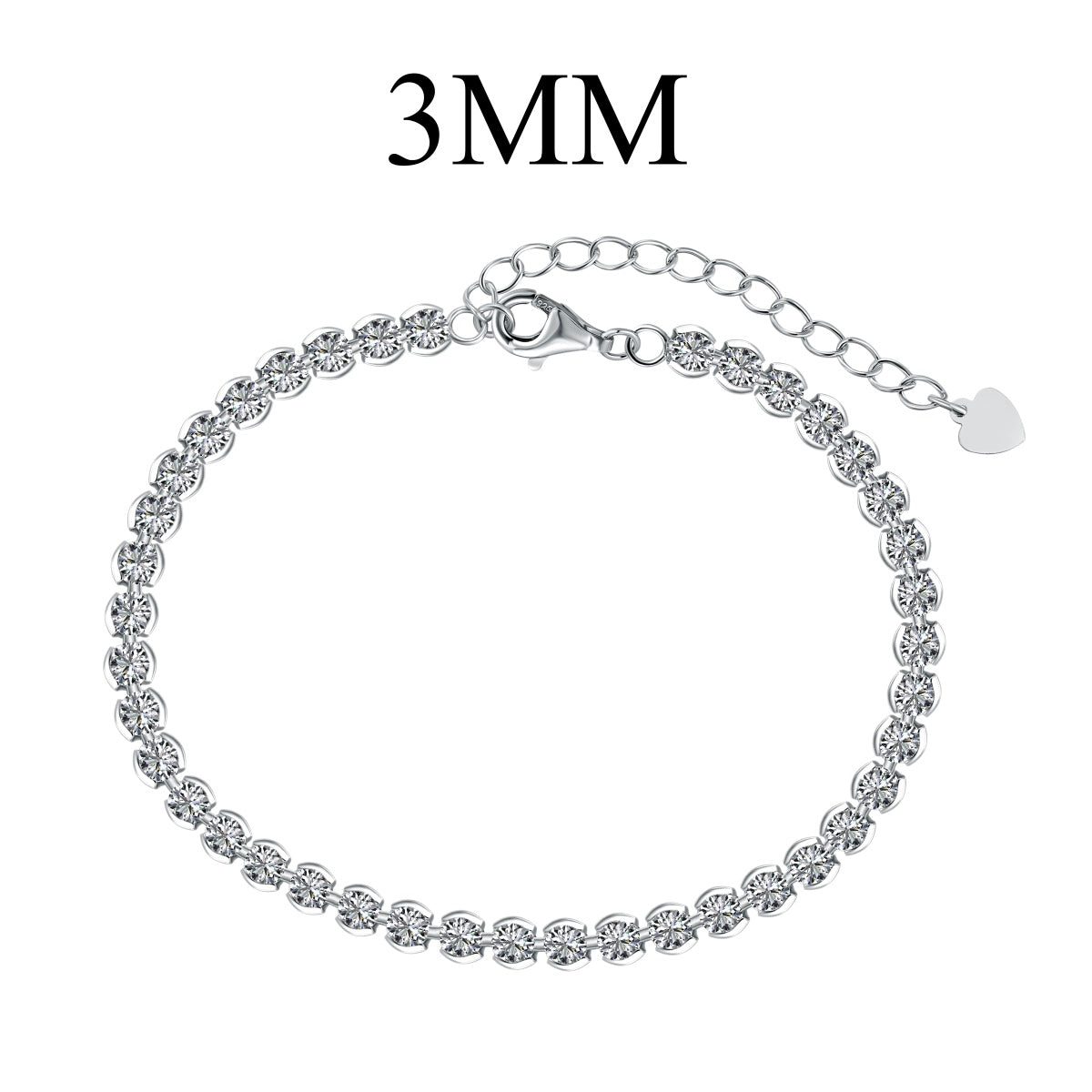[Lora-Jewelry] Bracelet rond scintillant et orné pour tous les jours