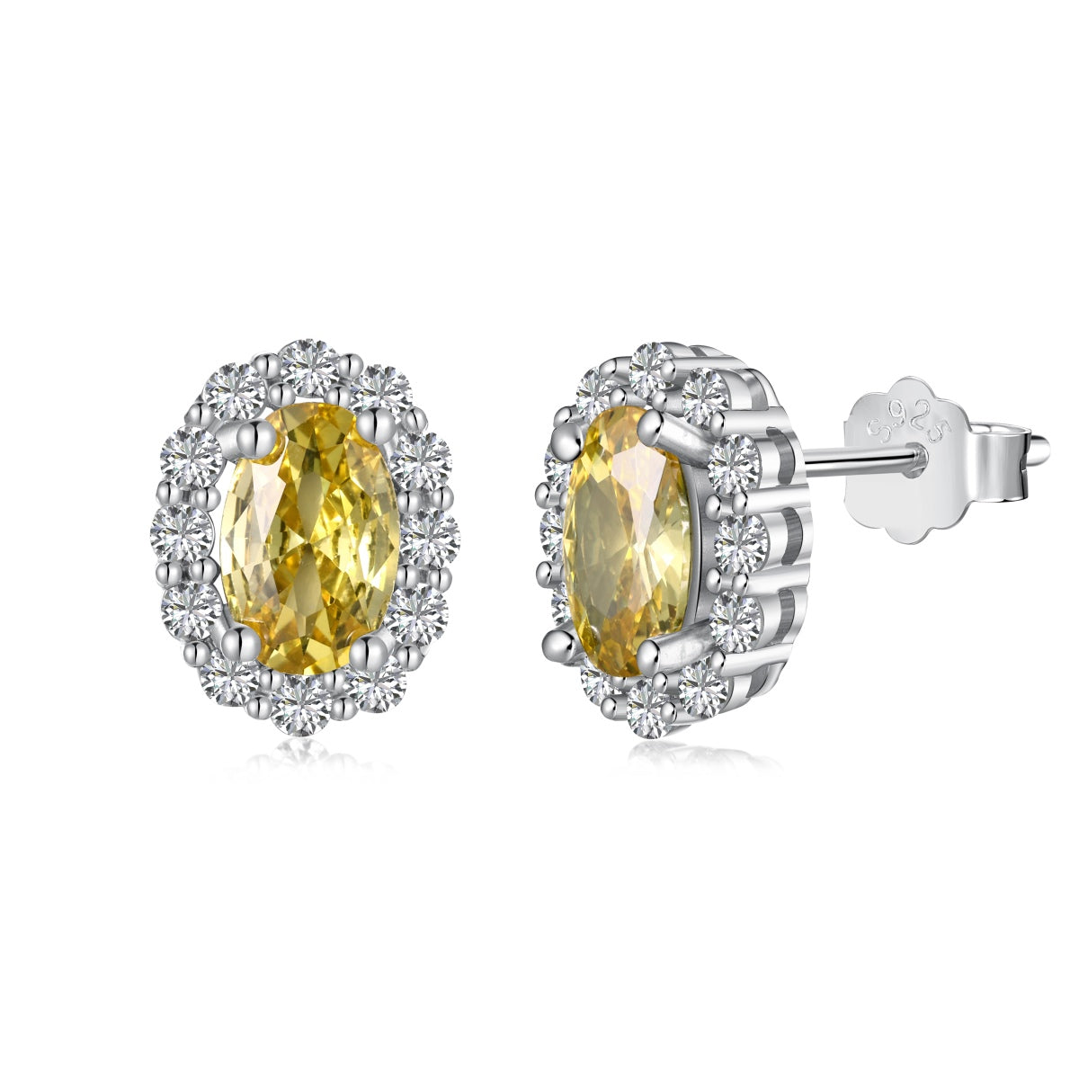 [Lora-Jewelry] Boucles d'oreilles quotidiennes délicates et uniques à coupe ovale