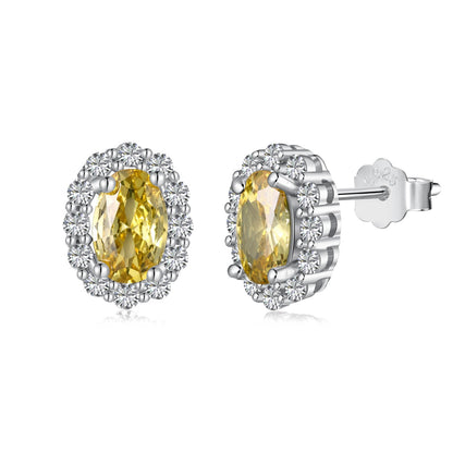 [Lora-Jewelry] Boucles d'oreilles quotidiennes délicates et uniques à coupe ovale
