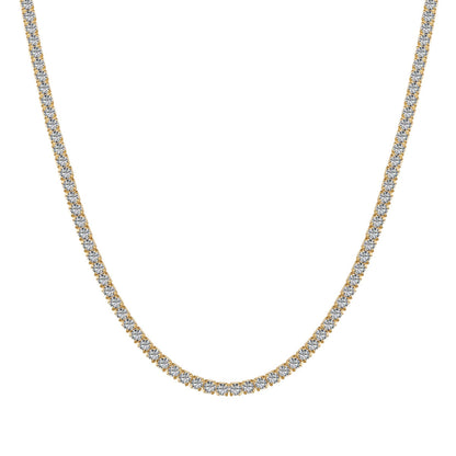 [Lora-Jewelry]繊細なラウンドシェイプのテニスネックレス