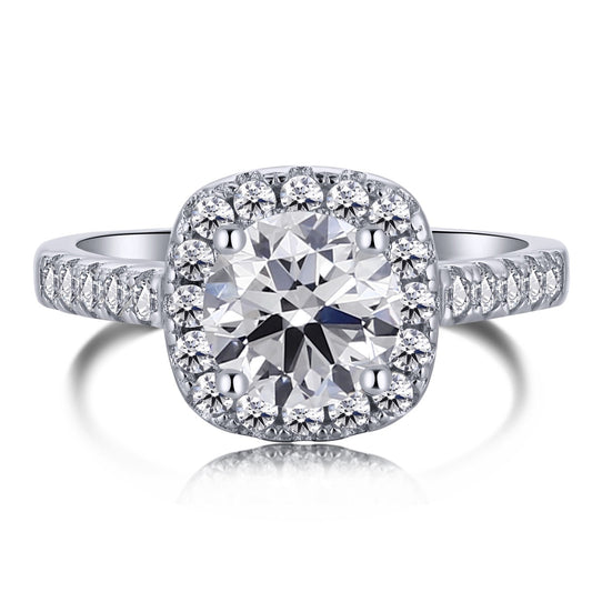 [Lora-Jewelry] Alliance de mariage éblouissante et resplendissante à taille ronde