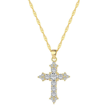 [Lora-Jewelry] Collier délicat en forme de croix