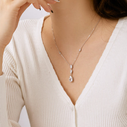 [Lora-Jewelry] Collier éblouissant taille poire