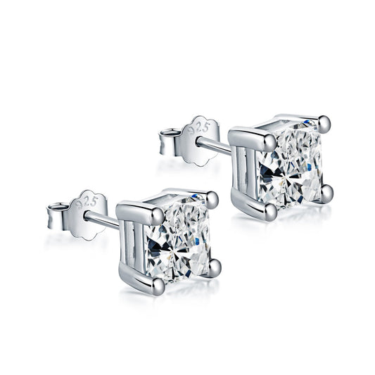 [Lora-Jewelry] Boucles d'oreilles délicates de forme carrée