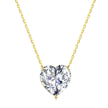 [Lora-Jewelry] Collier en forme de cœur rayonnant de 6,0 carats