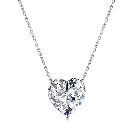 [Lora-Jewelry] Collier en forme de cœur rayonnant de 6,0 carats