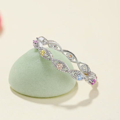 [Lora-Jewelry] Bague élégante et énergique à taille ronde