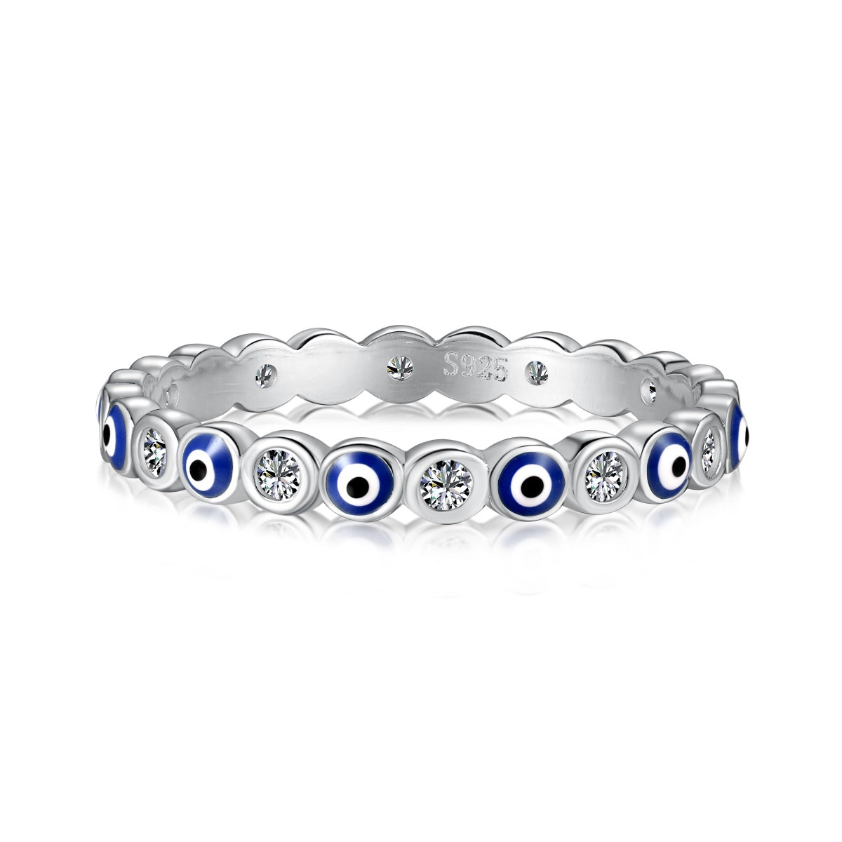 [Lora-Jewelry] Bague ronde scintillante et vibrante pour un usage quotidien