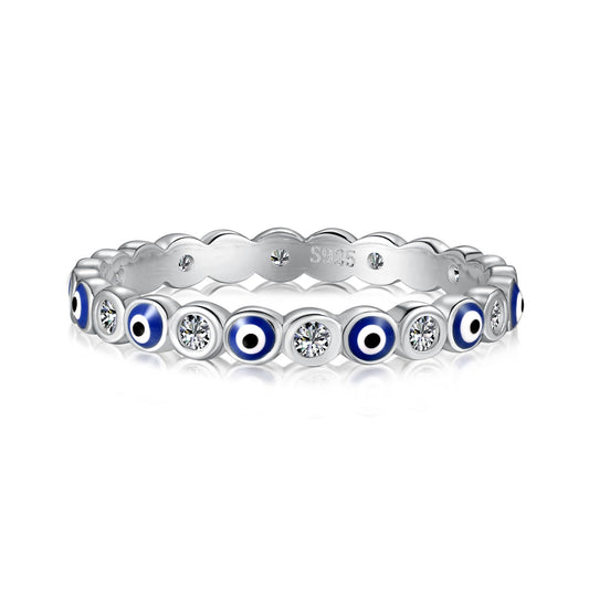 [Lora-Jewelry] Bague ronde scintillante et vibrante pour un usage quotidien