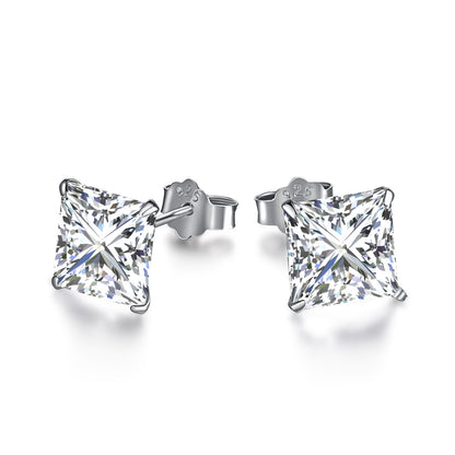 [Lora-Jewelry]Boucles d'oreilles carrées ornées
