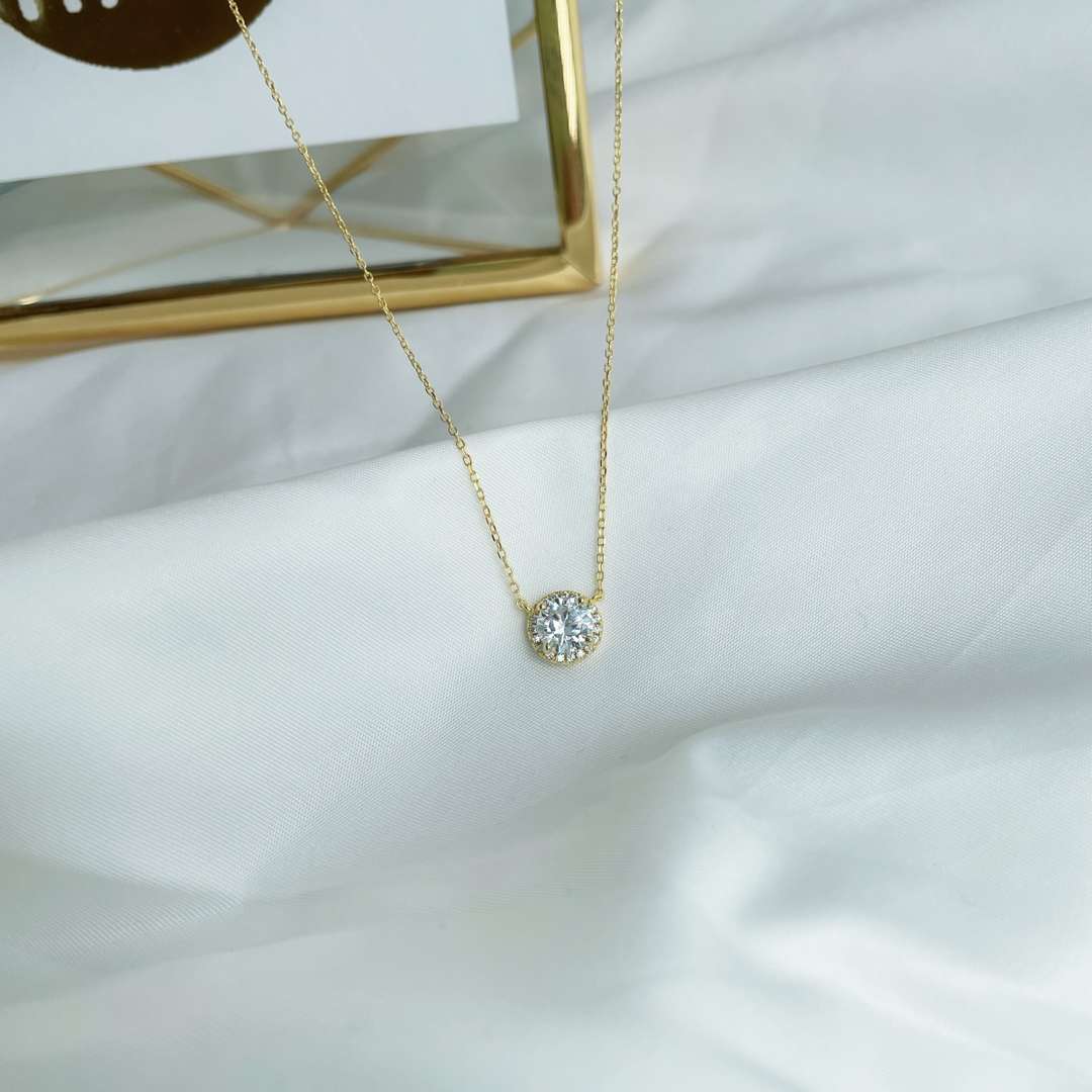 [Lora-Jewelry] Collier luxueux à taille ronde