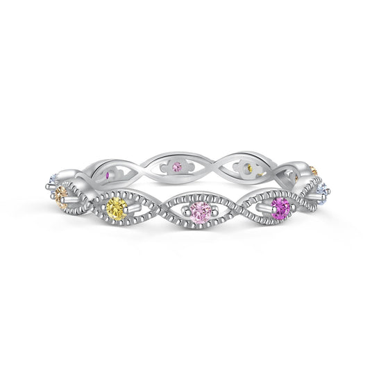 [Lora-Jewelry] Bague élégante et énergique à taille ronde