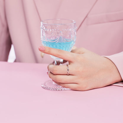 [Lora-Jewelry] Bague quotidienne à taille ronde ornée et vibrante