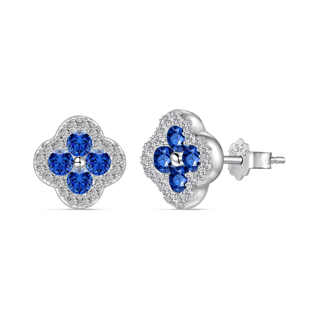 [Lora-Jewelry] Boucles d'oreilles en forme de trèfle à quatre feuilles