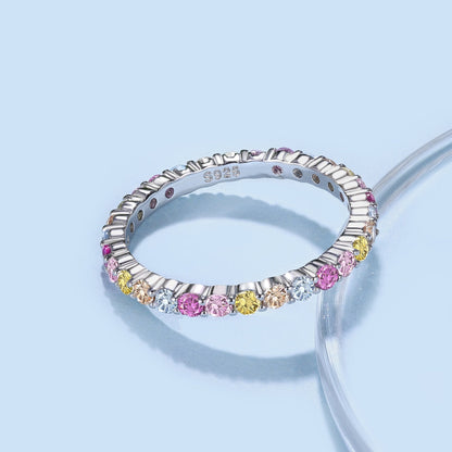 [Lora-Jewelry] Bague élégante et vive à taille ronde pour tous les jours