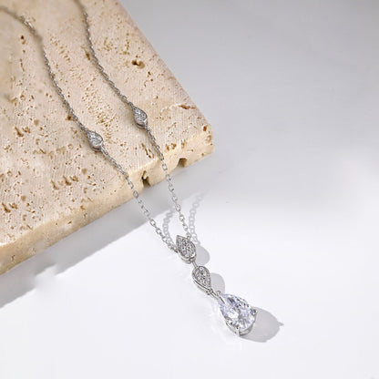 [Lora-Jewelry] Collier éblouissant taille poire