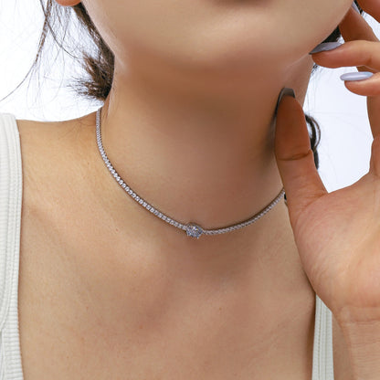 [Lora-Jewelry] Collier taille ovale brillant de 1,0 carat