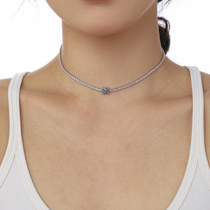 [Lora-Jewelry] Collier taille ovale brillant de 1,0 carat