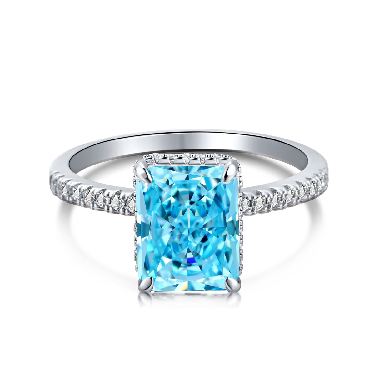 [Lora-Jewelry] Bague de fiançailles luxueuse de 4,0 carats