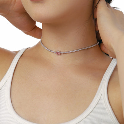 [Lora-Jewelry] Collier taille ovale brillant de 1,0 carat