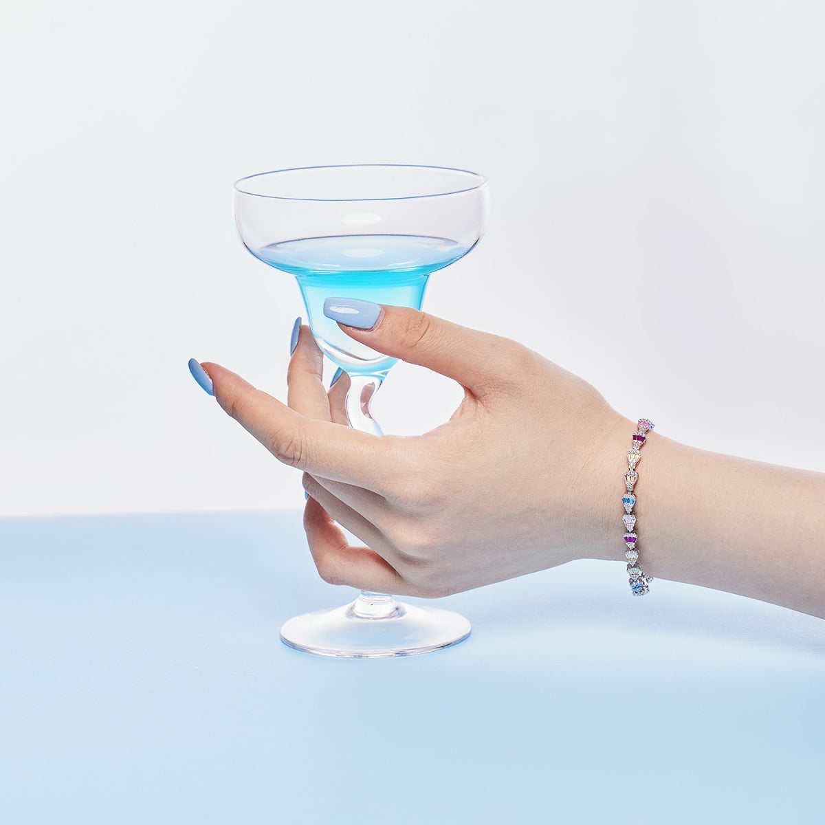 [Lora-Jewelry] Bracelet quotidien en forme de goutte d'eau rayonnante