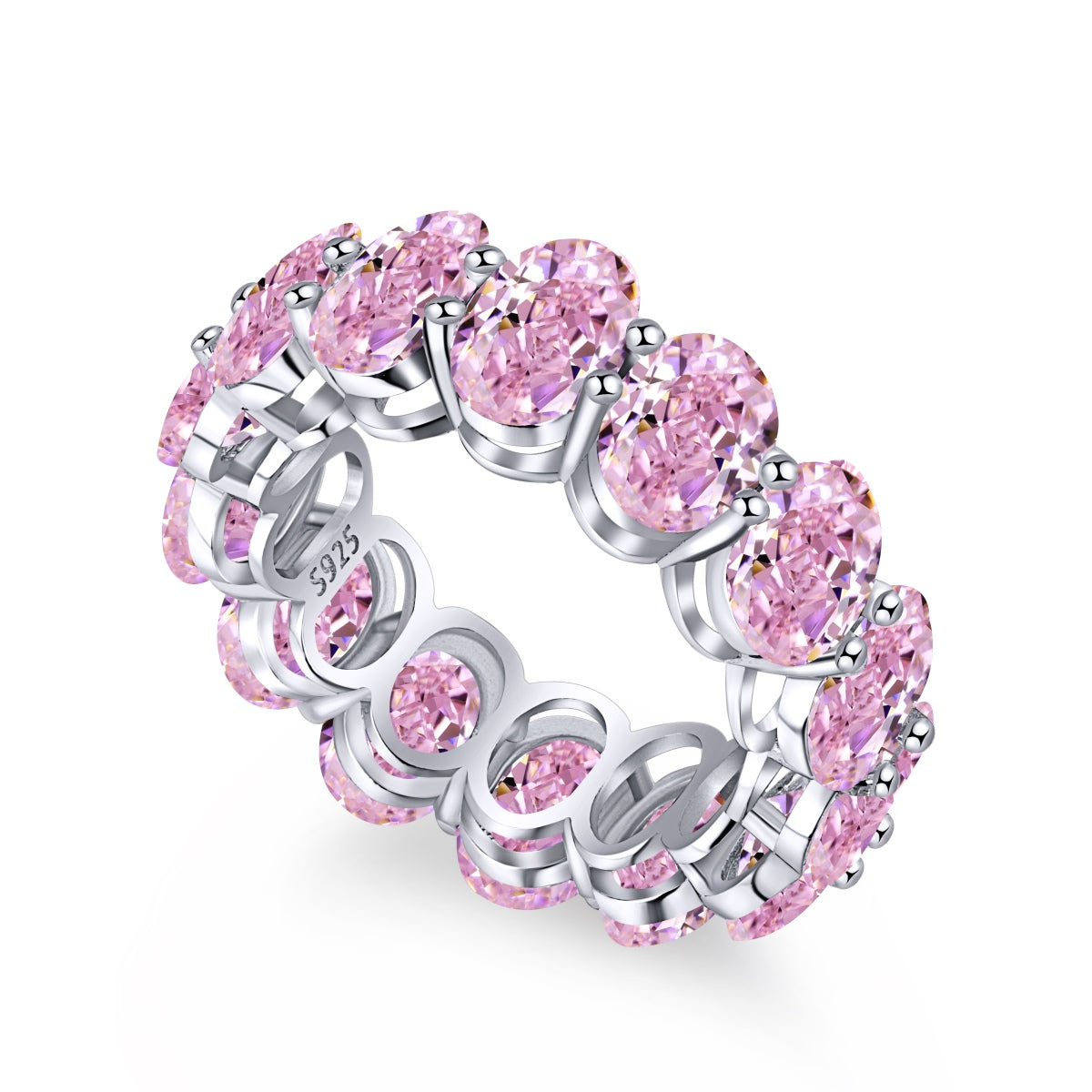 [Lora-Jewelry] Bague tennis allongée et délicate