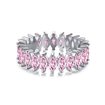 [Lora-Jewelry] Superbe bague tennis taille marquise