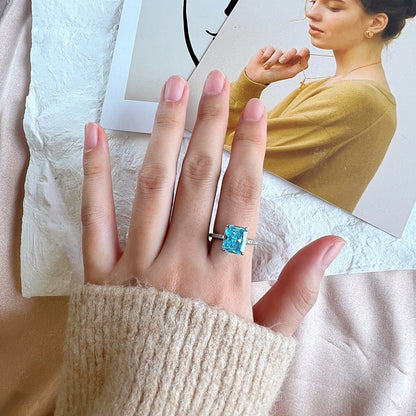 [Lora-Jewelry] Bague de fiançailles luxueuse de 4,0 carats