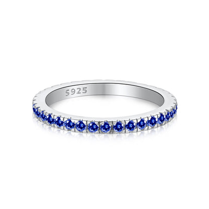 [Lora-Jewelry] Bague quotidienne délicate et scintillante à taille ronde
