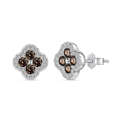 [Lora-Jewelry] Boucles d'oreilles en forme de trèfle à quatre feuilles