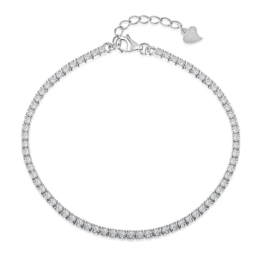 [Lora-Jewelry] Bracelet tennis taille princesse brillant et radieux