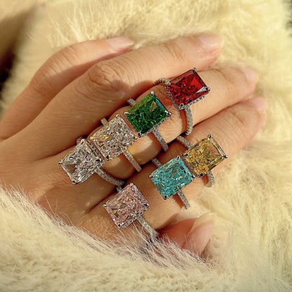 [Lora-Jewelry] Bague de fiançailles luxueuse de 4,0 carats