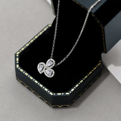 [Lora-Jewelry] Collier élégant en forme de fleur et taille poire
