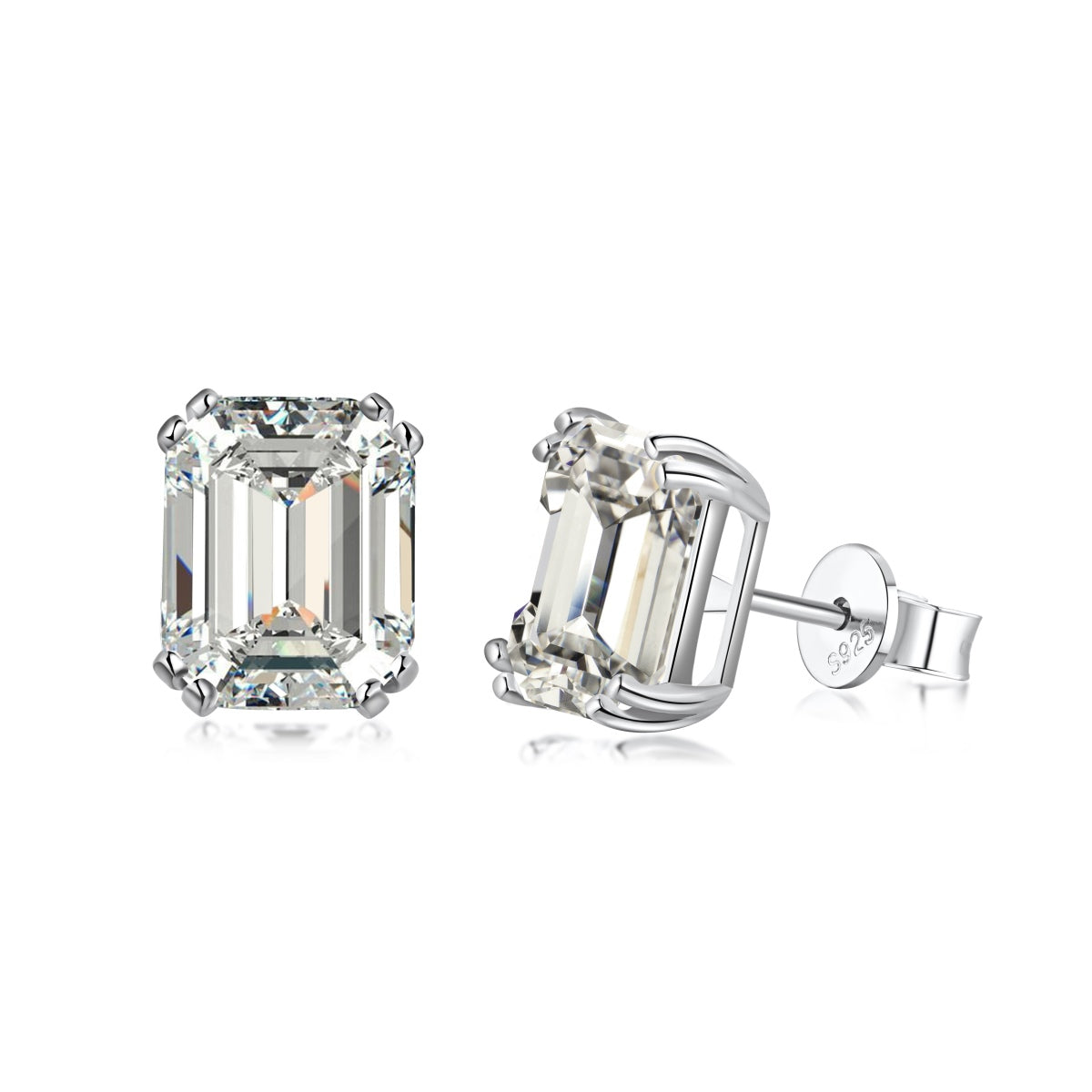 [Lora-Jewelry] Boucles d'oreilles carrées éblouissantes