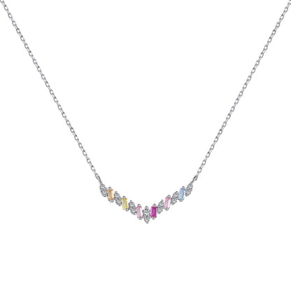 [Lora-Jewelry] Collier arc-en-ciel éblouissant