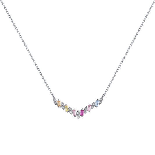 [Lora-Jewelry] Collier arc-en-ciel éblouissant