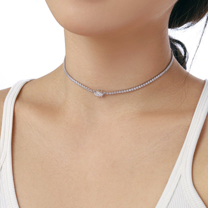 [Lora-Jewelry] Collier taille ovale brillant de 1,0 carat