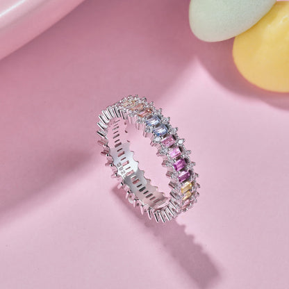 [Lora-Jewelry] Bague cocktail ornée d'une émeraude éclatante