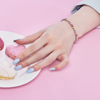 [Lora-Jewelry] Bracelet de fête orné et scintillant à plusieurs coupes