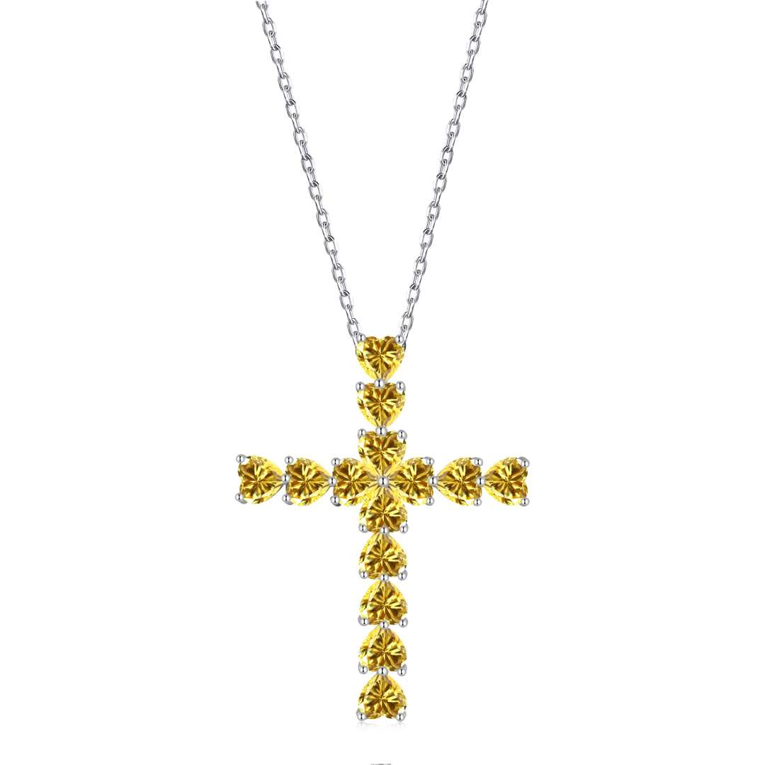 [Lora-Jewelry] Collier en forme de croix rayonnante