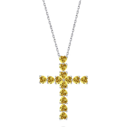 [Lora-Jewelry] Collier en forme de croix rayonnante
